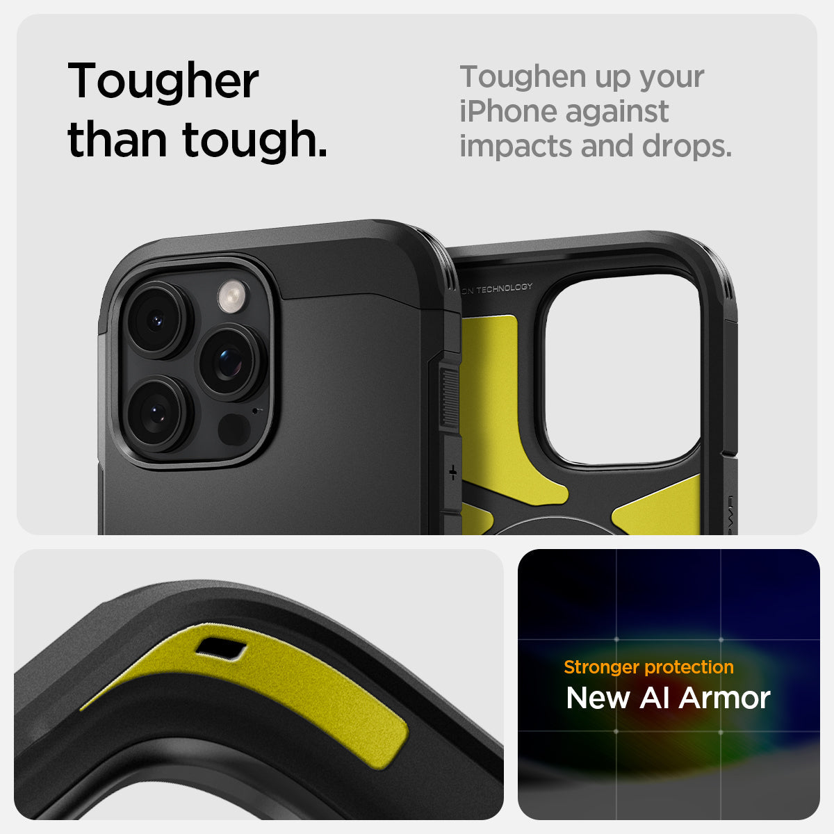 Spigen Tough Armor T AI (MagFit + Camera Control) Case for iPhone 16 Pro Max