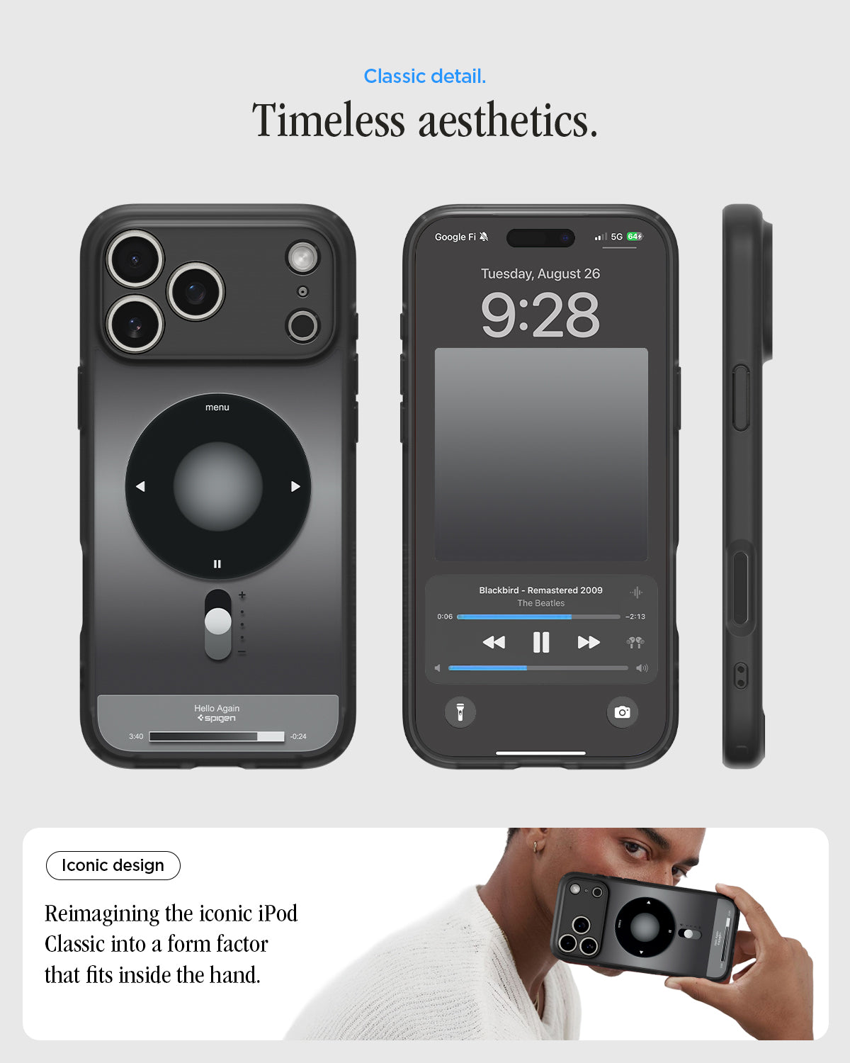 غلاف سبجن الترا هايبرد كلاسيك (ماج فيت) لآيفون 17 برو ماكس