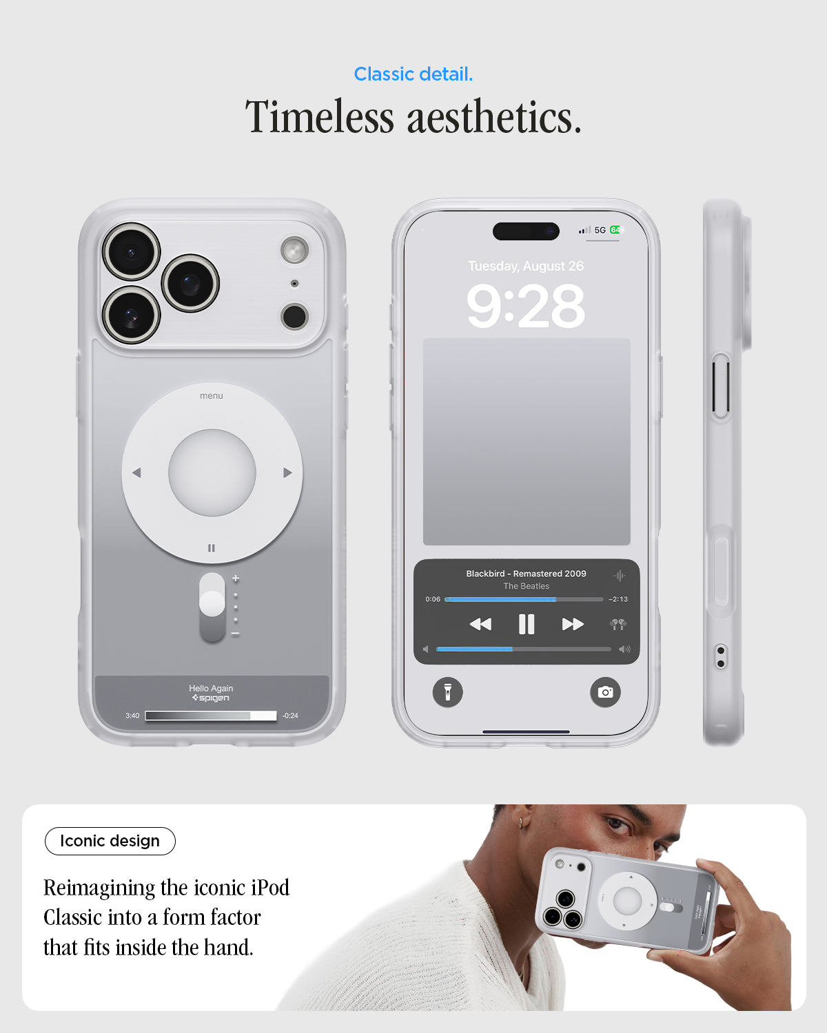 غلاف سبجن الترا هايبرد كلاسيك (ماج فيت) لآيفون 17 برو ماكس