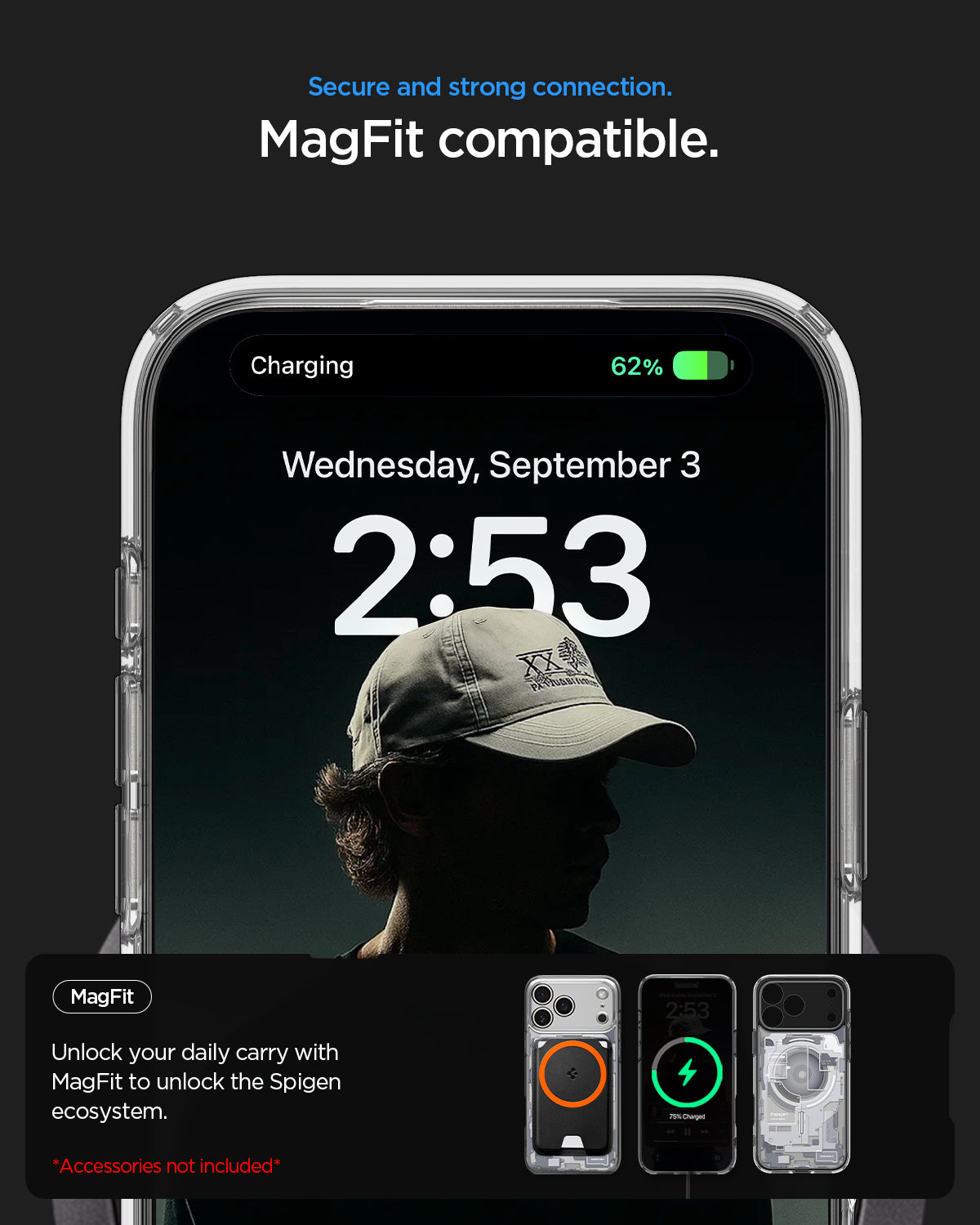 غلاف سبجن ألترا هايبرد زيرو وان (ماج فيت) لآيفون 17 برو ماكس