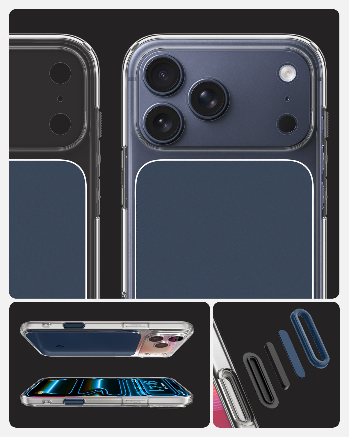 غلاف سبجن الترا هايبرد تي ماغ فيت لجهاز آيفون 17 برو ماكس / آيفون 17 برو