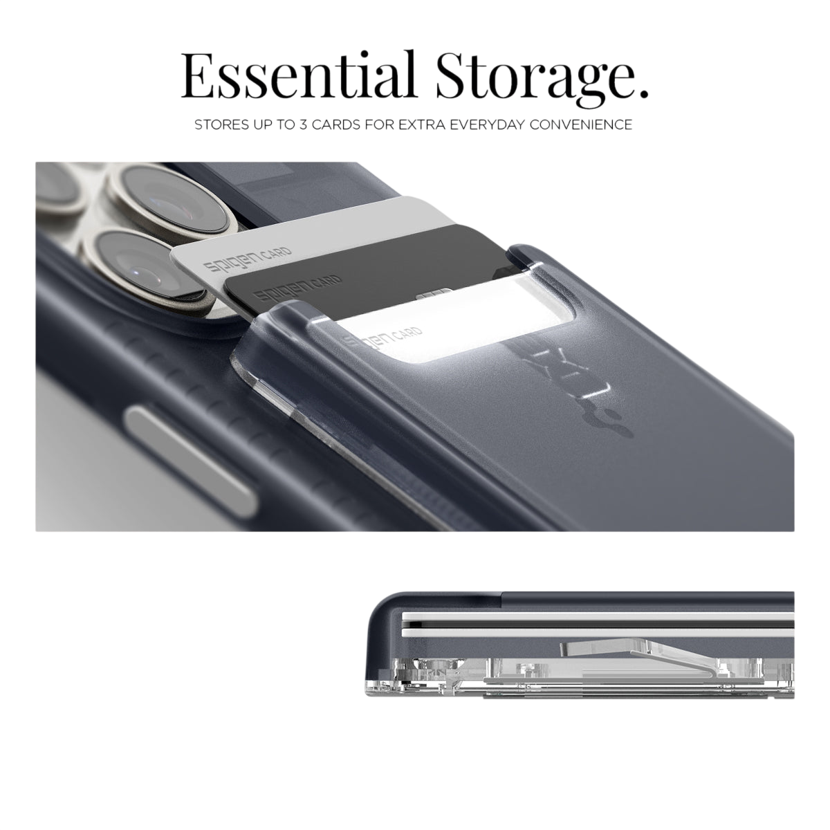 حامل بطاقات Spigen MagSafe كلاسيك C1 (MagFit)