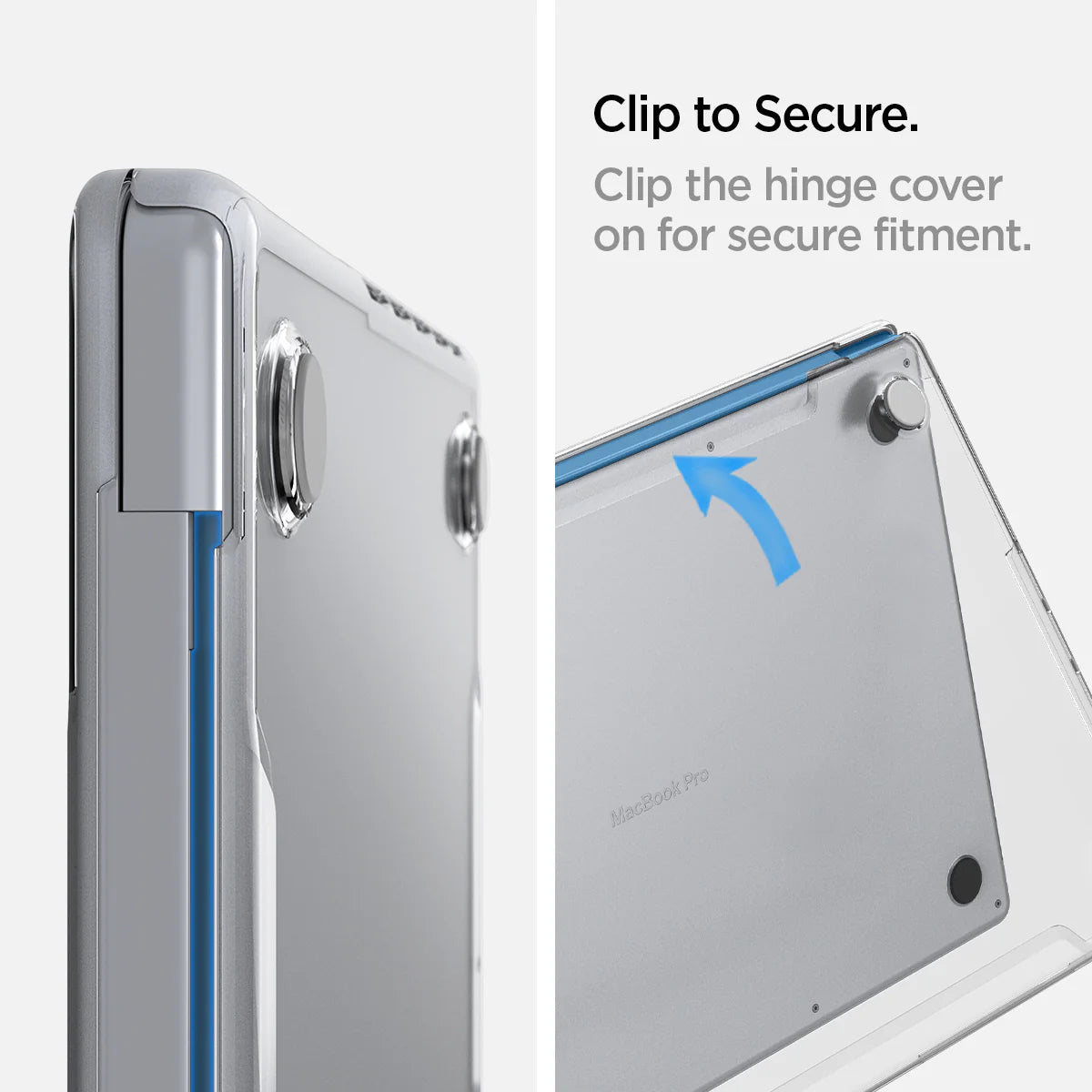 غطاء Spigen Thin Fit الشفاف لماك بوك برو 16" M4 / M3 / M2 / M1