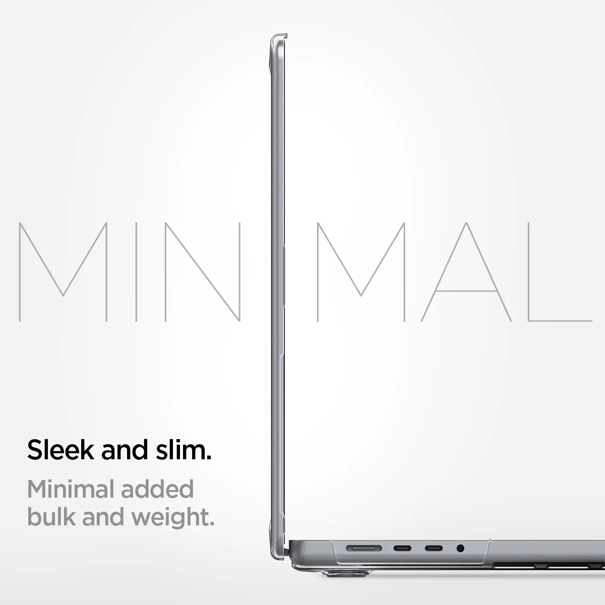 غطاء Spigen Thin Fit الشفاف لماك بوك برو 16" M4 / M3 / M2 / M1