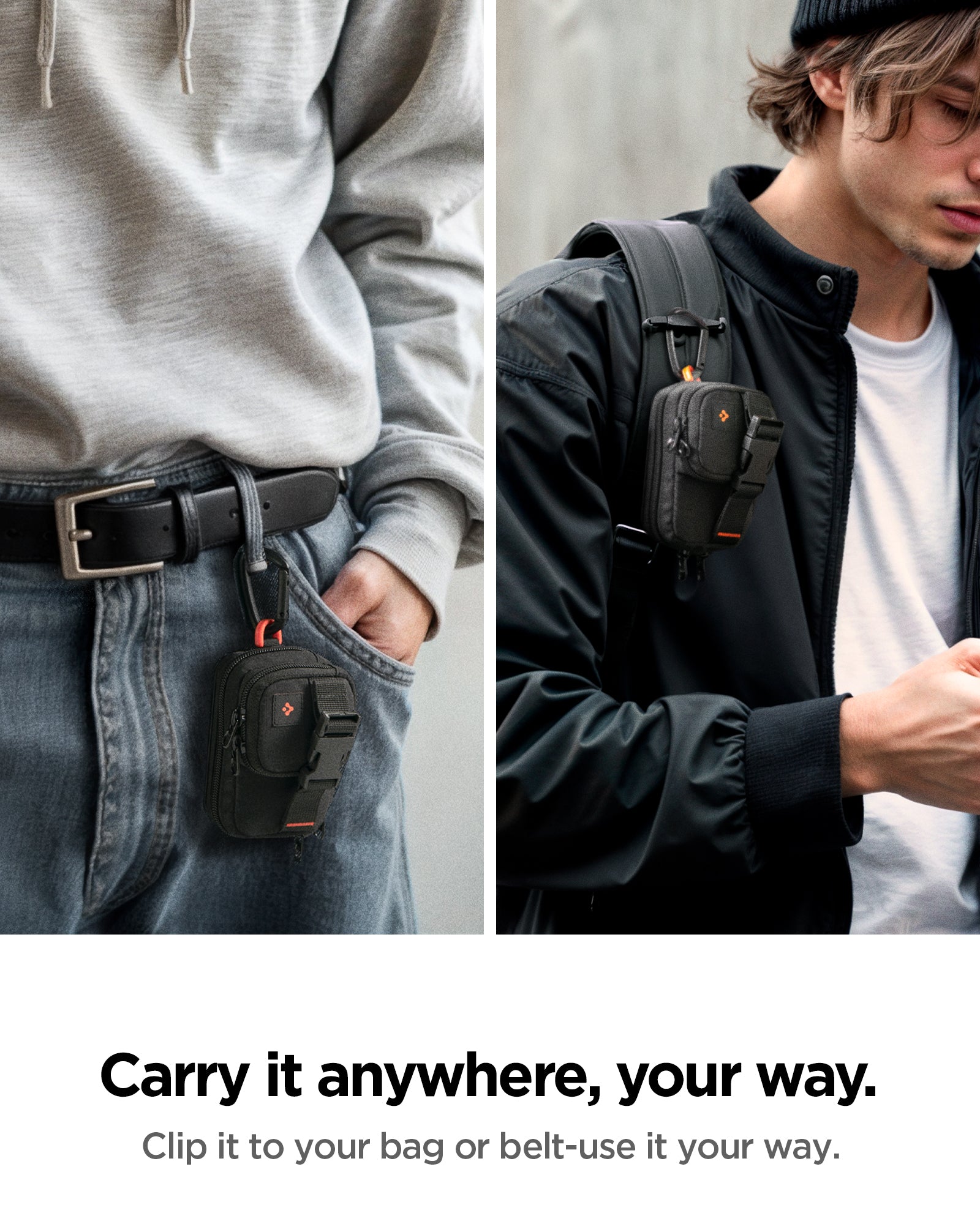 سبجن سناب زيپ (ماغ فيت) حامل بطاقات ماغ سيف