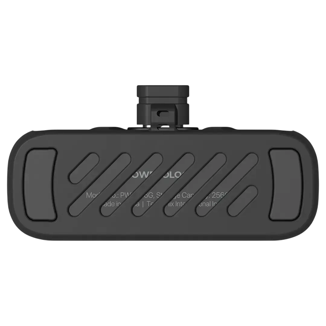 Powerology VaultX 256GB Mini Portable SSD Drive - Black