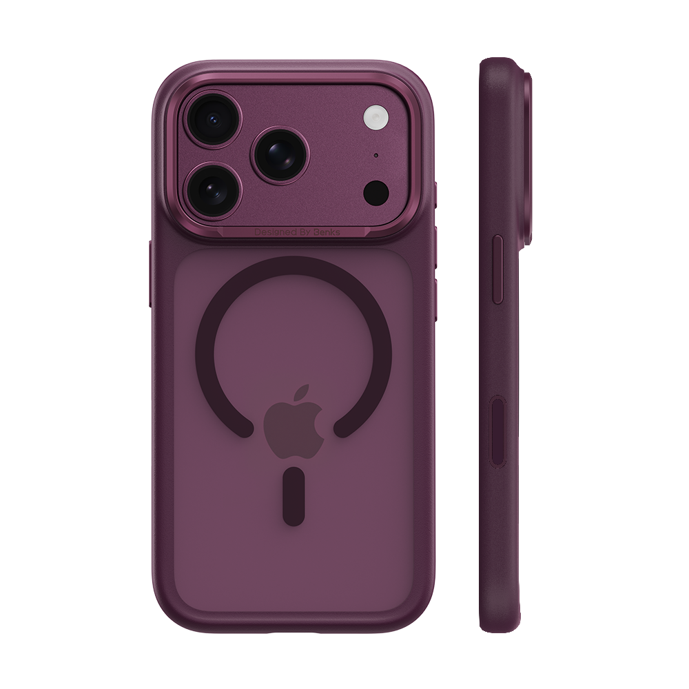 Benks Mist Phone Case for iPhone 18 Pro / 18 Pro Max & iPhone 17 Series (17 / Pro / Pro Max / Air) - Deep Red