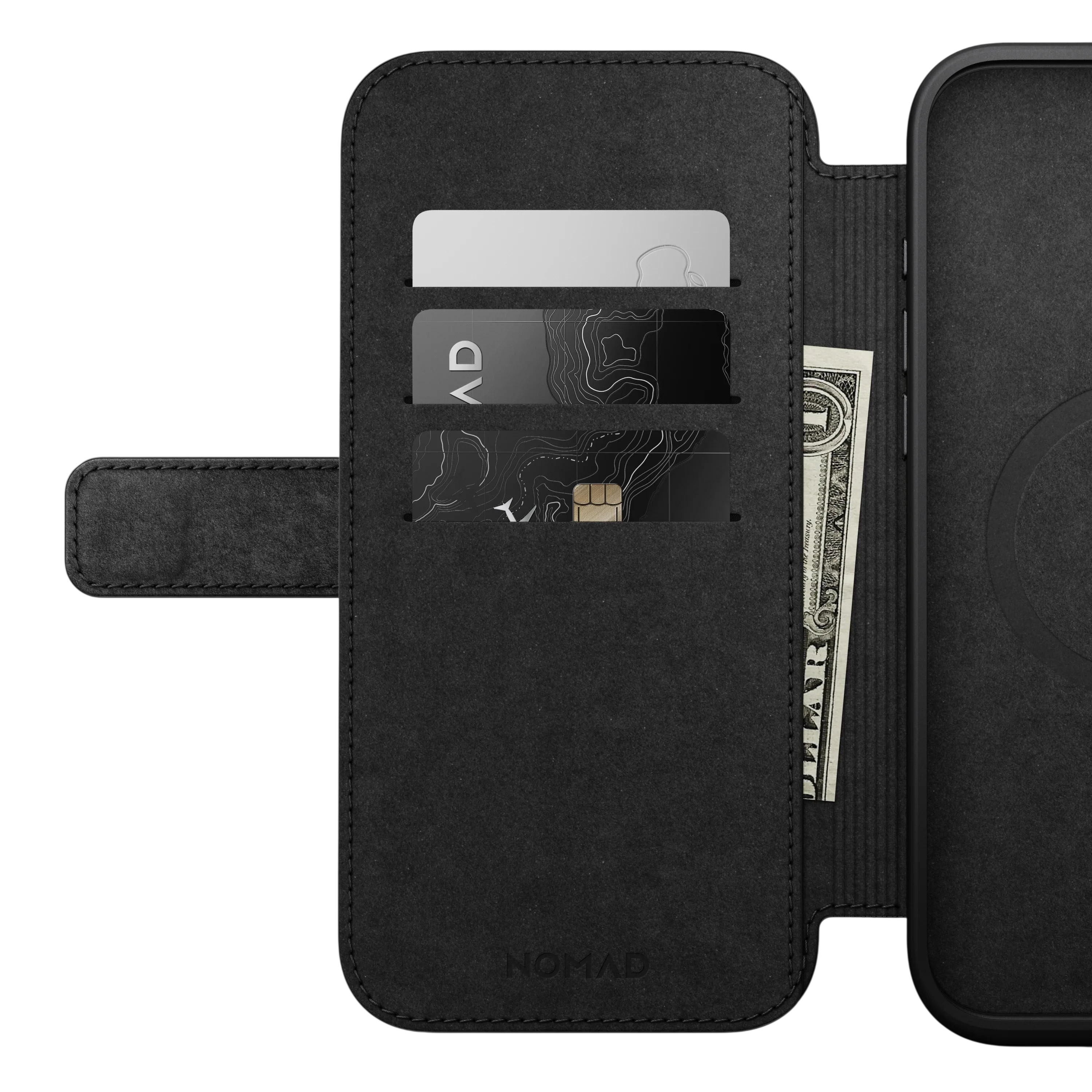 حافظة جلدية حديثة Nomad Modern Leather Folio لهاتف آيفون 16 برو ماكس (جلد Nomad)