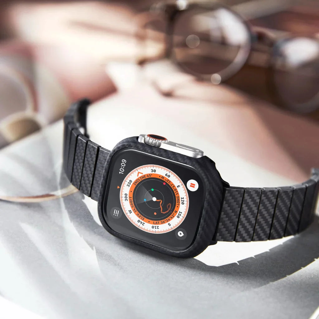 سوار ساعة بيتاكا من ألياف الكربون لساعة أبل 49 ملم / 46 ملم / 45 ملم