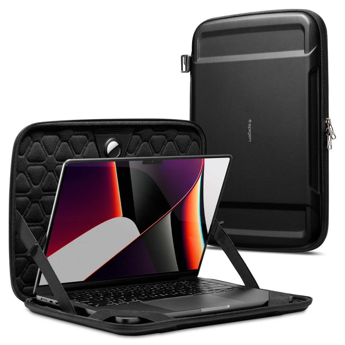 Spigen Rugged Armor Pro Pouch for MacBook Pro 13” / 14"/ iPad Pro 13” with AirTag Support