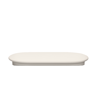 Google TV Streamer (4K) - Porcelain front view