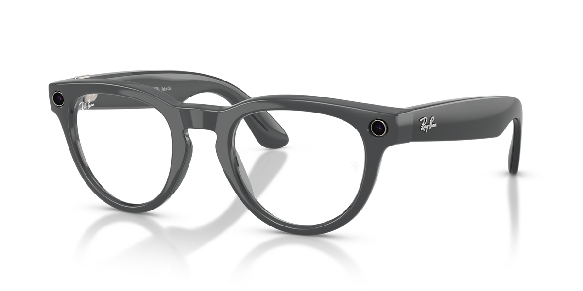 Ray-Ban Meta Headliner Gen 2 - Shiny Asteroid Grey / Transition Emerald