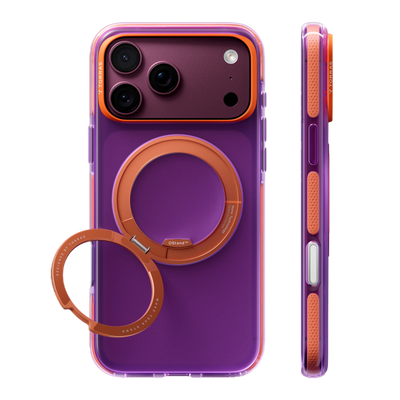 Torras Ostand O3 Hue Case for iPhone 18 Pro - Pink & Yellow 
