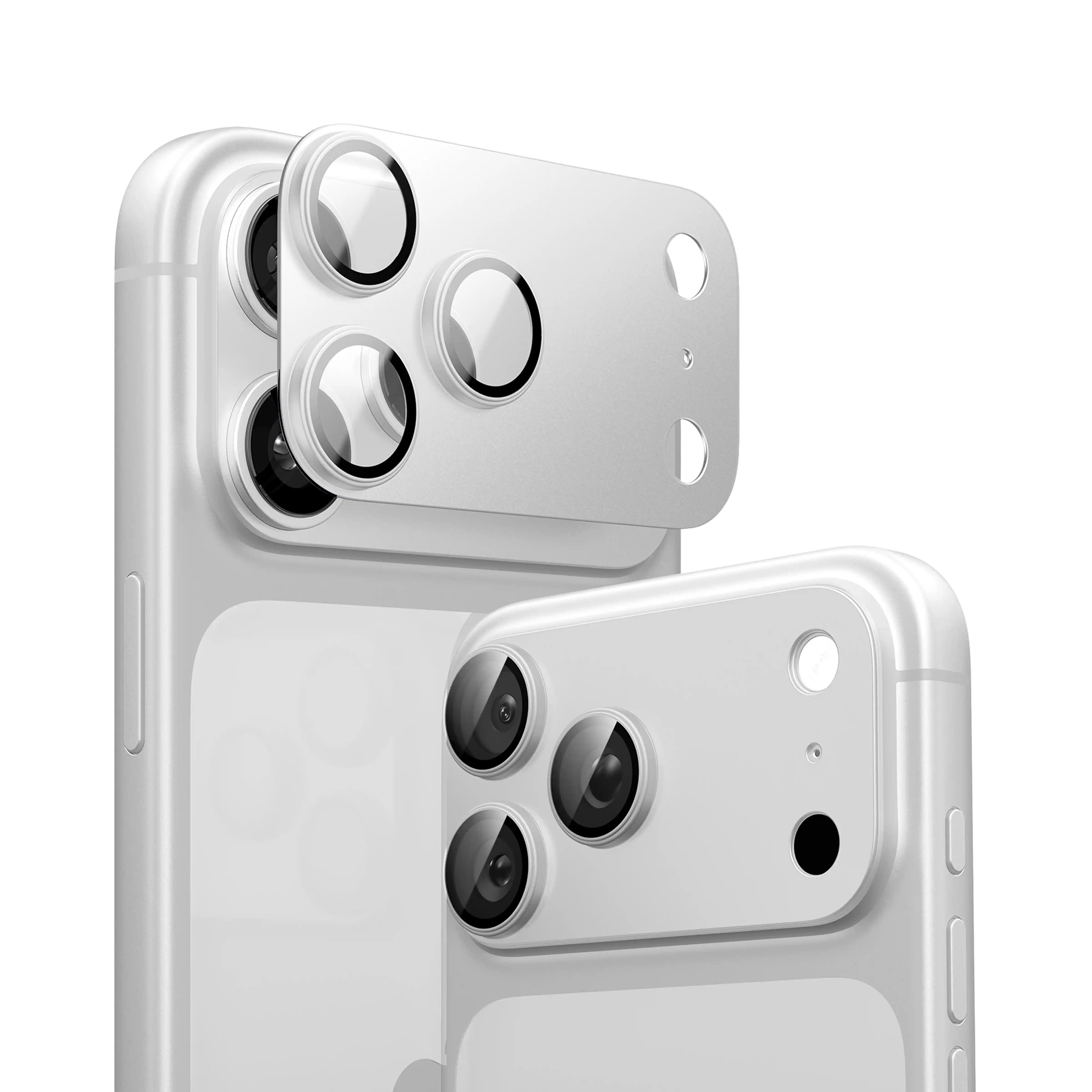 Torras CameraGo Camera Lens Protector for iPhone 18 Pro Max - Silvery 