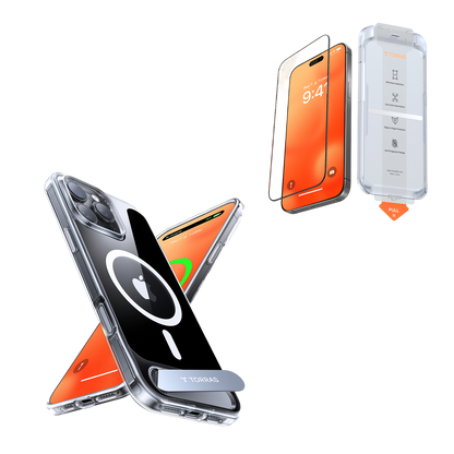 حافظة TORRAS Pstand أفقية ورأسية بمسند MagSafe لهاتف iPhone 16 Pro Max
