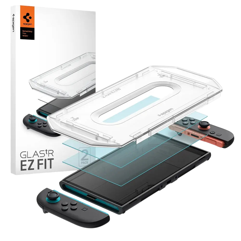 سبجن نينتندو سويتش 2 زجاج مقسى EZ FIT GLAS.tR [2 عبوة]