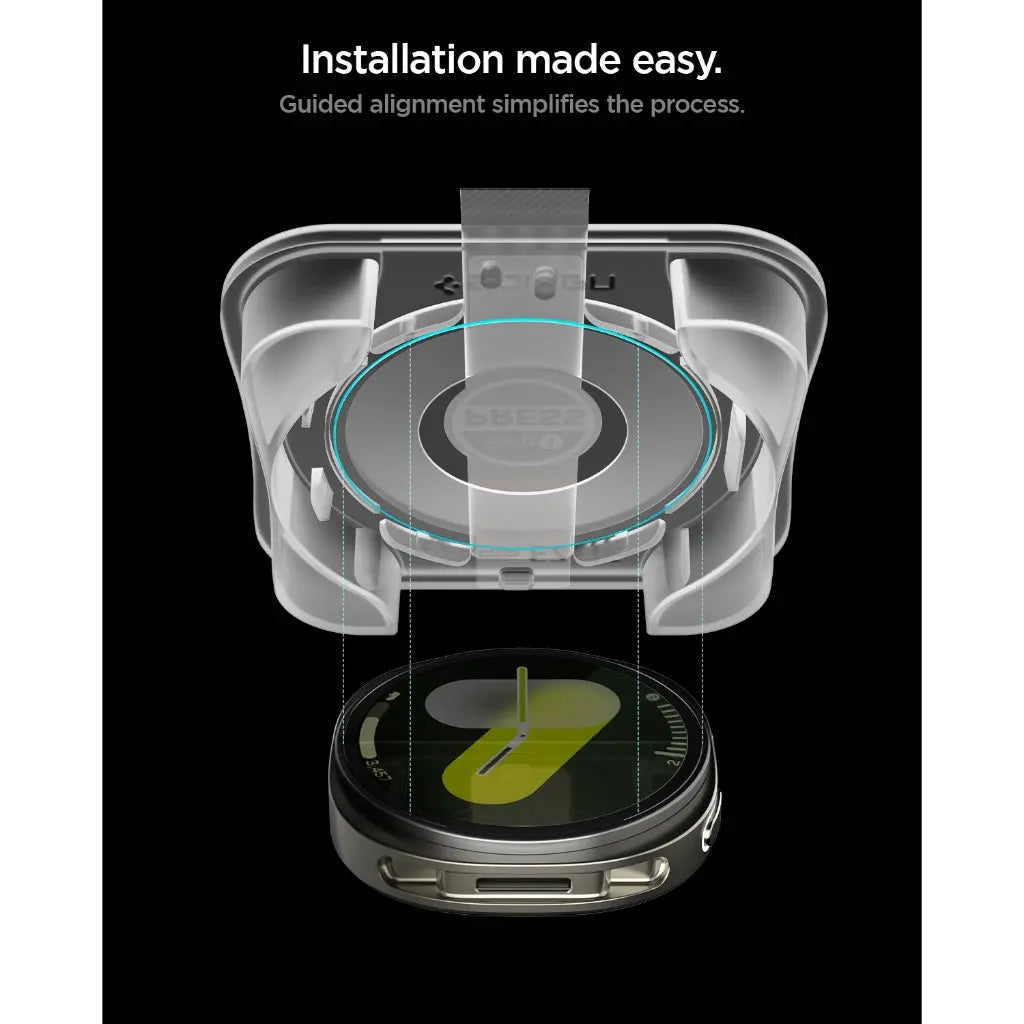 واقي شاشة سبجن EZ FIT لسامسونج ووتش 8 (44 مم) [عبوة 2]