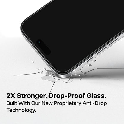 TORRAS GlassGo Tempered Glass Privacy Screen Protector for iPhone 17 Pro Max / 17 Pro / Air / 17 - 1 Pack