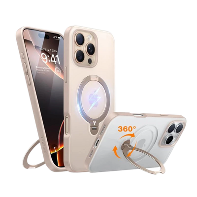 TORRAS Pstand Horizontal and Vertical Kickstand MagSafe Case for iPhone 16 Pro