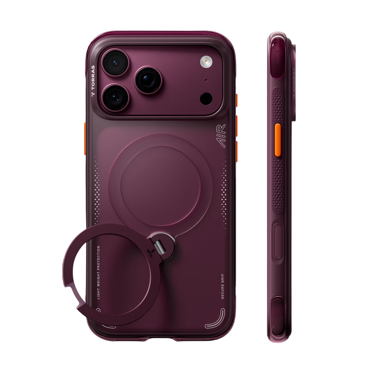 Torras Ostand Q3 Air Case for iPhone 18 Pro Max - Cosmic Purple #color_cosmic-purple