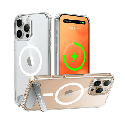 حافظة TORRAS Pstand أفقية ورأسية بمسند MagSafe لهاتف iPhone 16 Pro Max