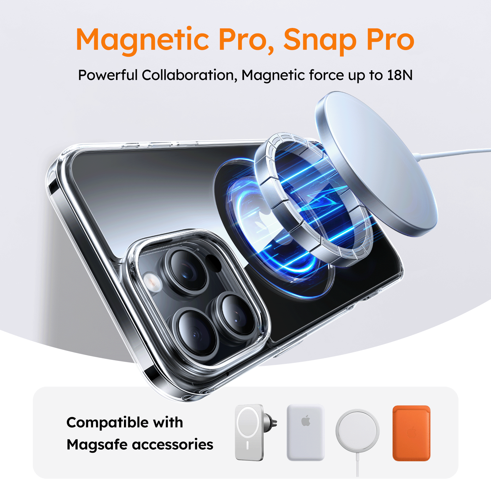 TOORAS Ostand Pro حافظة MagSafe بحامل دوار 360 درجة لهاتف iPhone 16 Pro Max