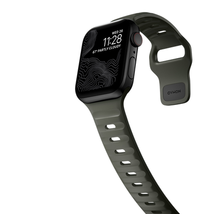 حزام رياضي مقاوم للماء نومات لساعة آبل 49mm / 46mm / 45mm
