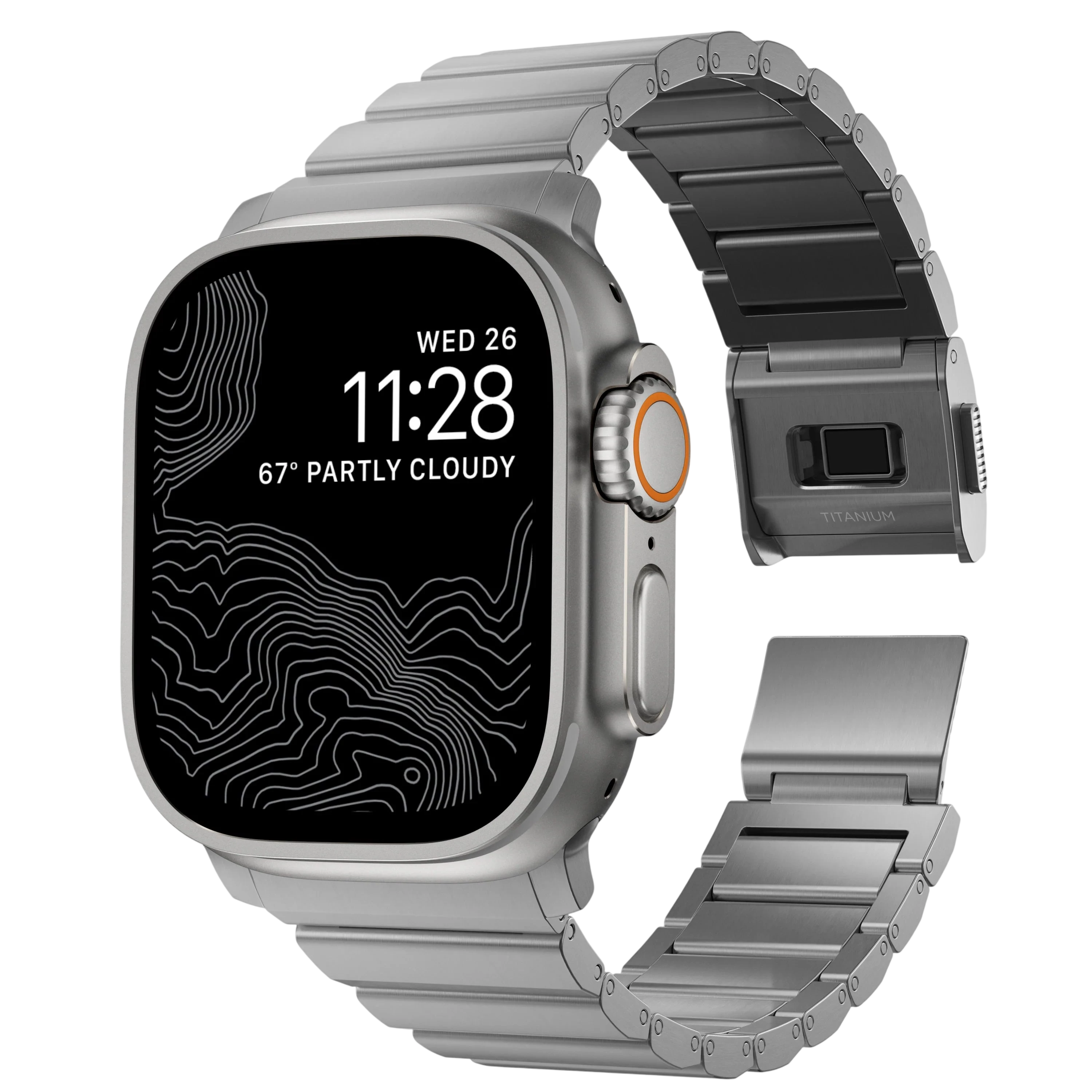 Nomad Natural Hardware Titanium Band for Apple Watch 49mm / 46mm