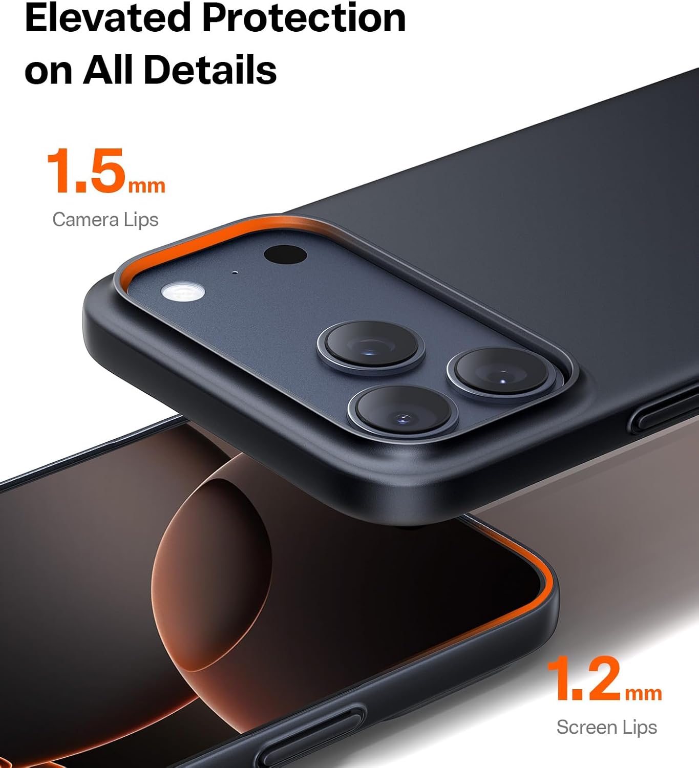 TORRAS SlimFit MagSafe Black Case for iPhone 17 Pro Max / 17 Pro / Air / 17