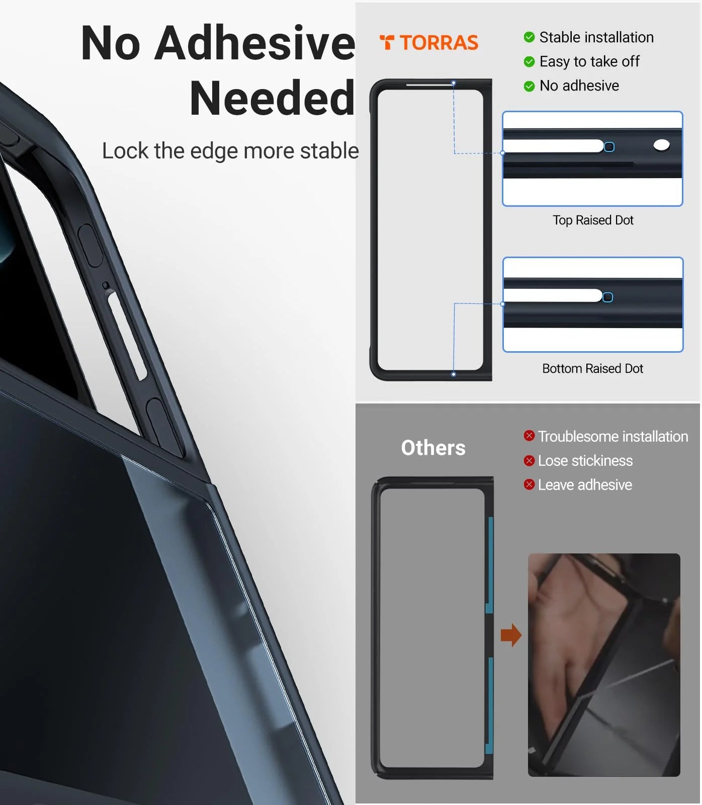 TORRAS Guardian Magsafe Case for Samsung Galaxy Z Fold 5