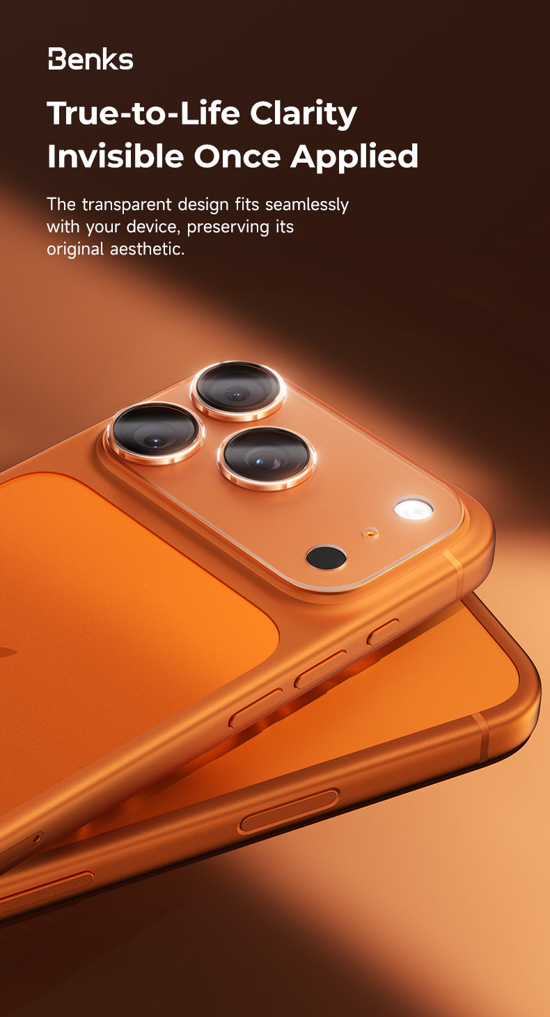 Benks Integrated Matte Transparent Protector for iPhone 17 Pro