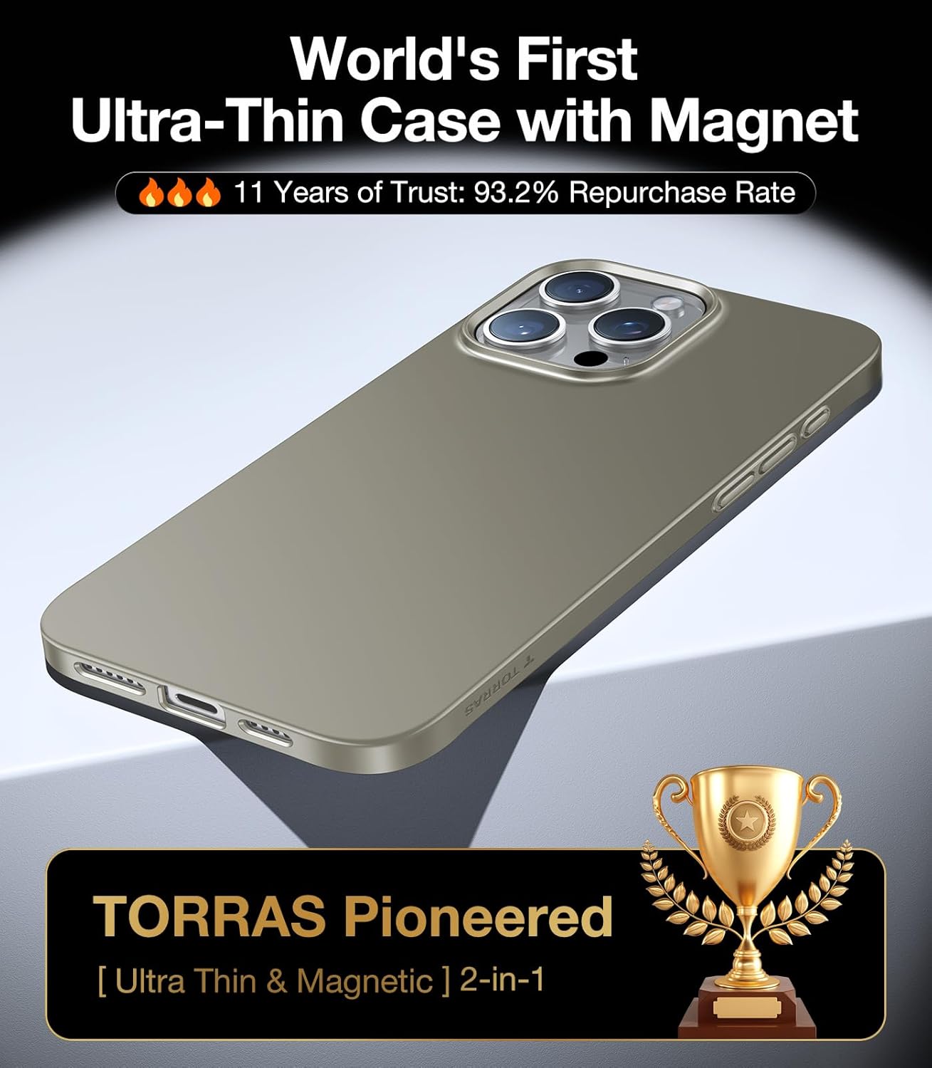 حافظة TORRAS SlimFit MagSafe لهاتف iPhone 16 Pro