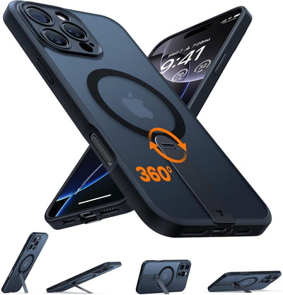 حافظة توراس Pstand Spin بحامل دوار 360° لـ آيفون 16 برو ماكس