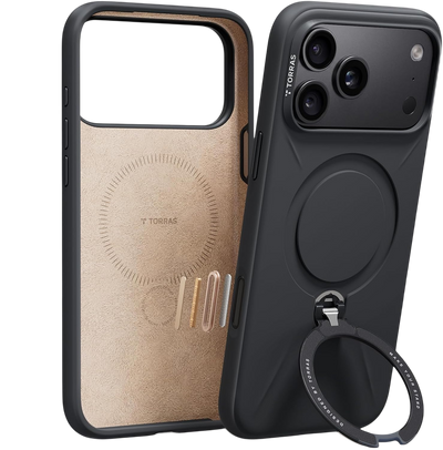 Torras Ostand Q3 Silicone Case for iPhone 18 Pro - Grey 