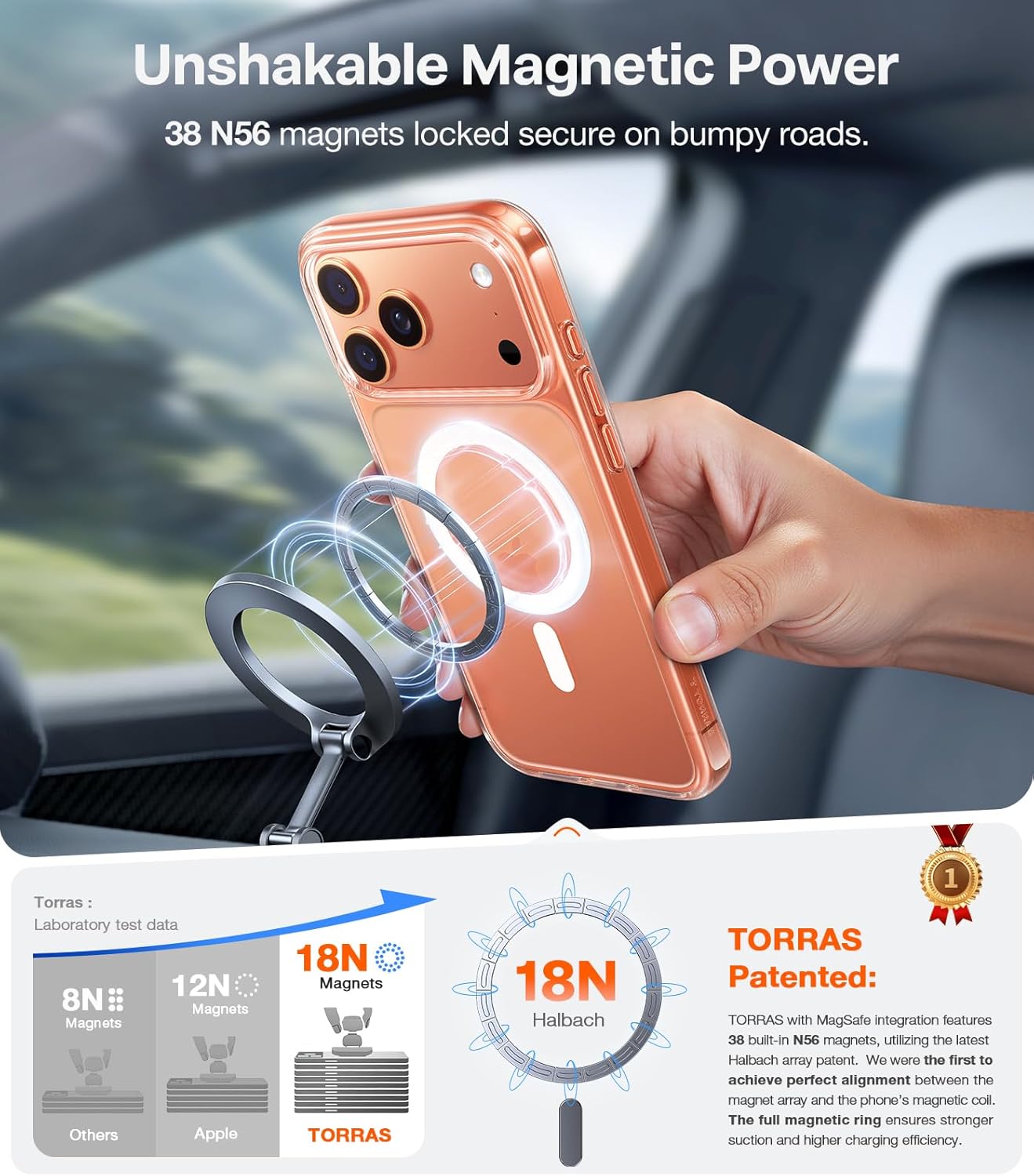 TORRAS SlimFit MagSafe Case for iPhone 17 Pro Max / 17 Pro / Air / 17