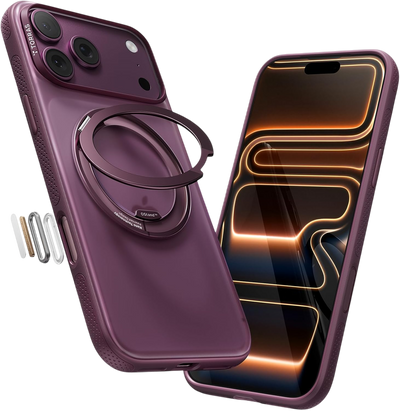 Torras Ostand O3 Light Case for iPhone 18 Pro Max - Purple 