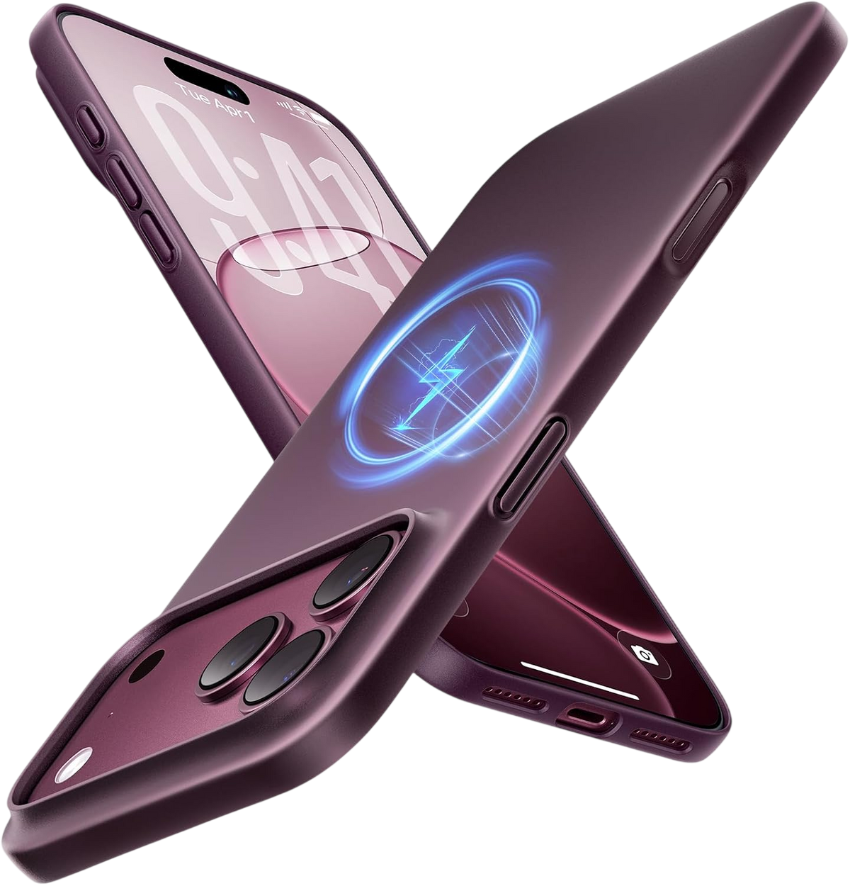 Torras OriginFit-Mag Case for iPhone 18 Pro Max - Burgundy #color_burgundy