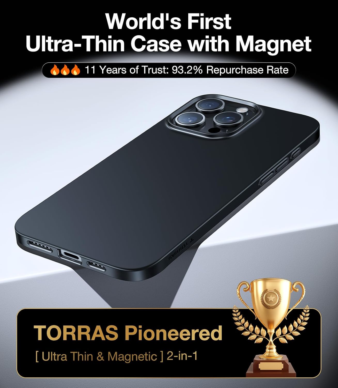 TORRAS SlimFit MagSafe Case for iPhone 16 Pro