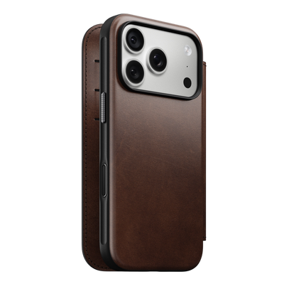 Nomad Modern Leather Folio Case for iPhone 18 Pro