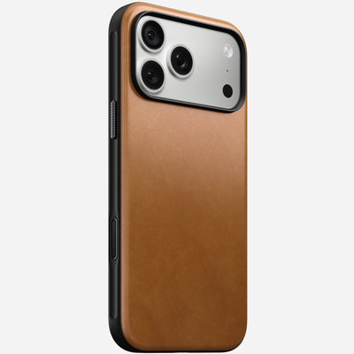 Nomad Modern Leather Case for iPhone 18 Pro Max - English Tan (Camino Leather) 
