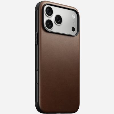 Nomad Modern Leather Case for iPhone 18 Pro Max - Brown (Camino Leather) 