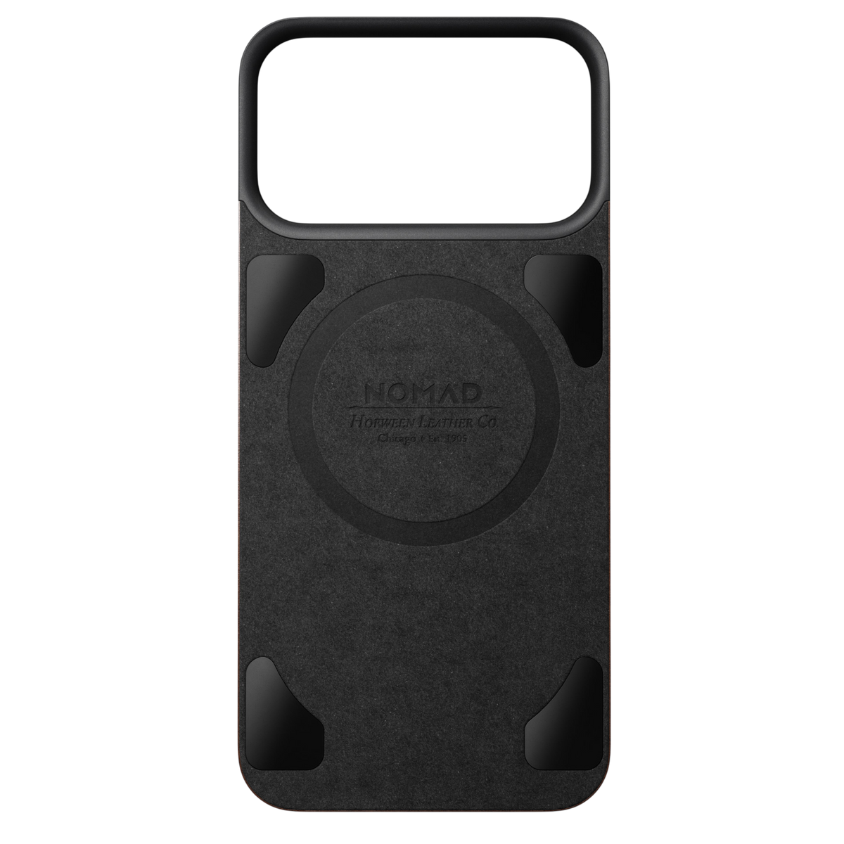 Nomad Mag Leather Back for iPhone 18 Pro Max - Rustic Brown (Horween Leather), view 3 
