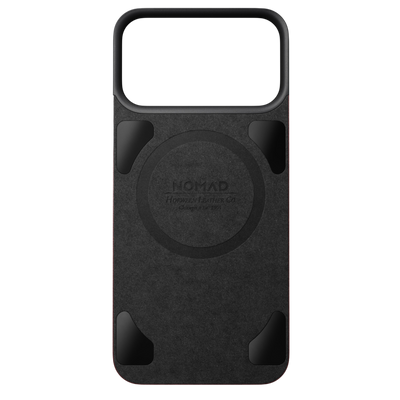 Nomad Mag Leather Back for iPhone 18 Pro Max - Burgundy Chromexcel (Horween Leather), view 3 