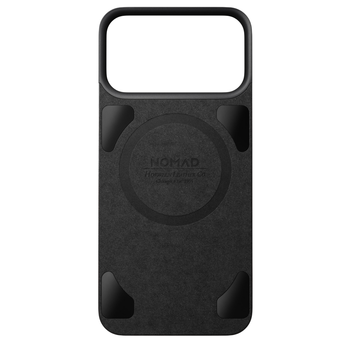 Nomad Mag Leather Back for iPhone 18 Pro Max - Black (Horween Leather), view 3 