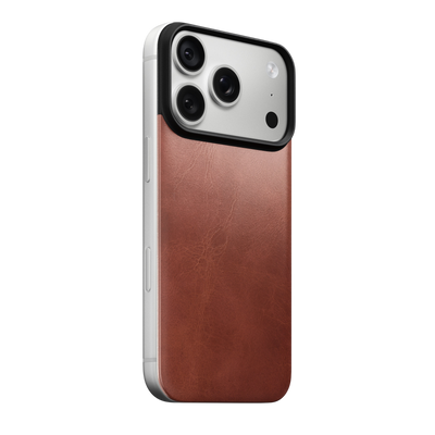 Nomad Mag Leather Back for iPhone 18 Pro - Olde Dublin (Horween Leather) 