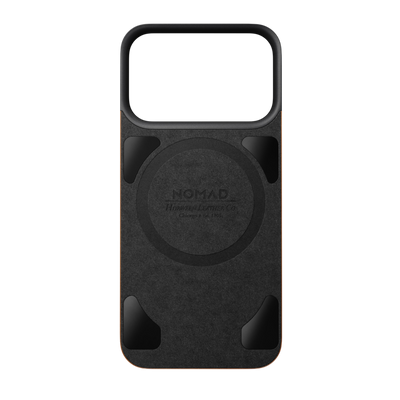 Nomad Mag Leather Back for iPhone 18 Pro - Saddle (Horween Leather), view 3 