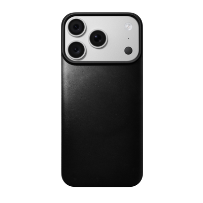 Nomad Mag Leather Back for iPhone 18 Pro - Black (Horween Leather), view 2 