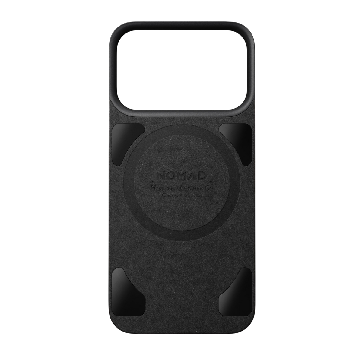 Nomad Mag Leather Back for iPhone 18 Pro - Black (Horween Leather), view 3 