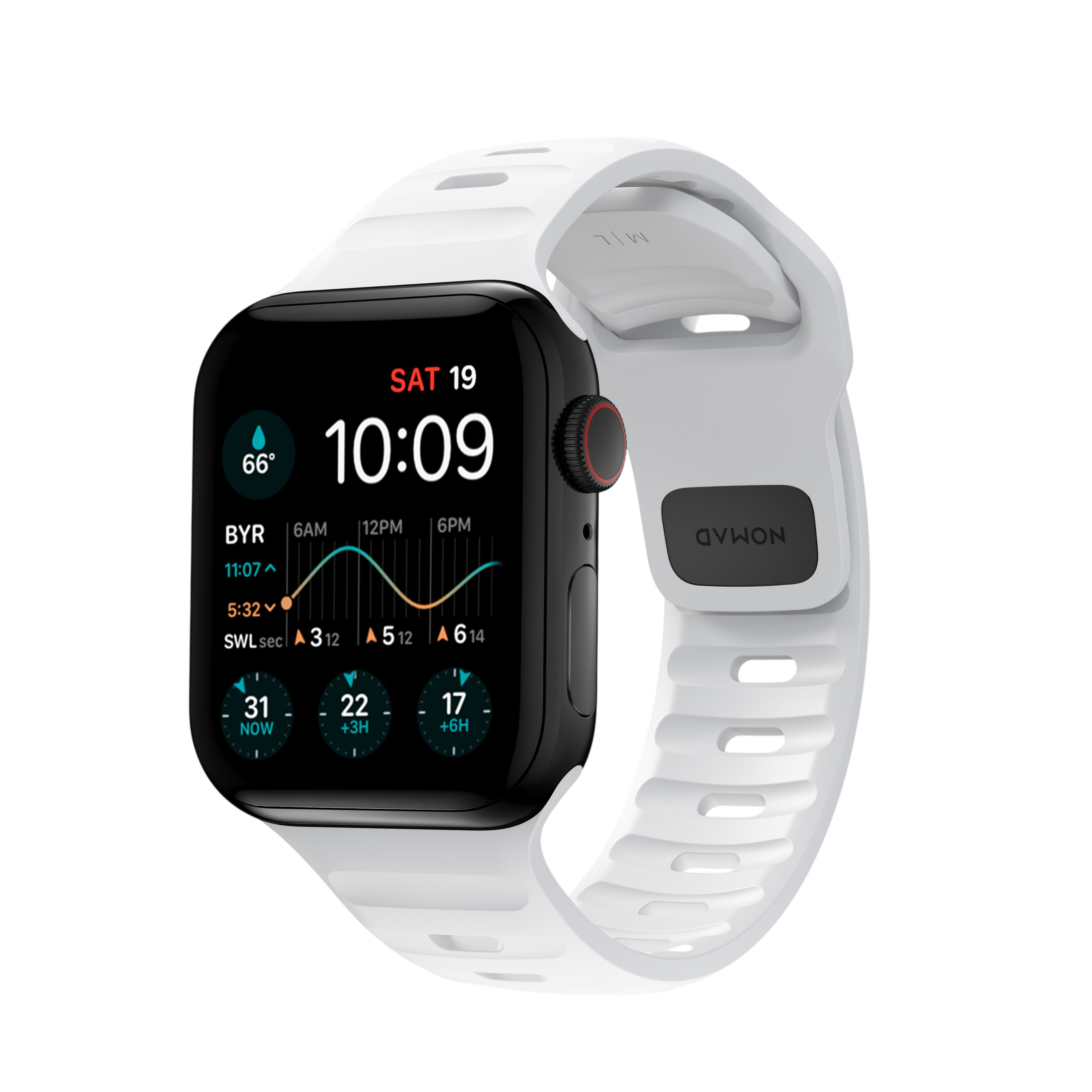 سوار رياضي مقاوم للماء من نوماد لساعة آبل 42 مم / 41 مم / 40 مم