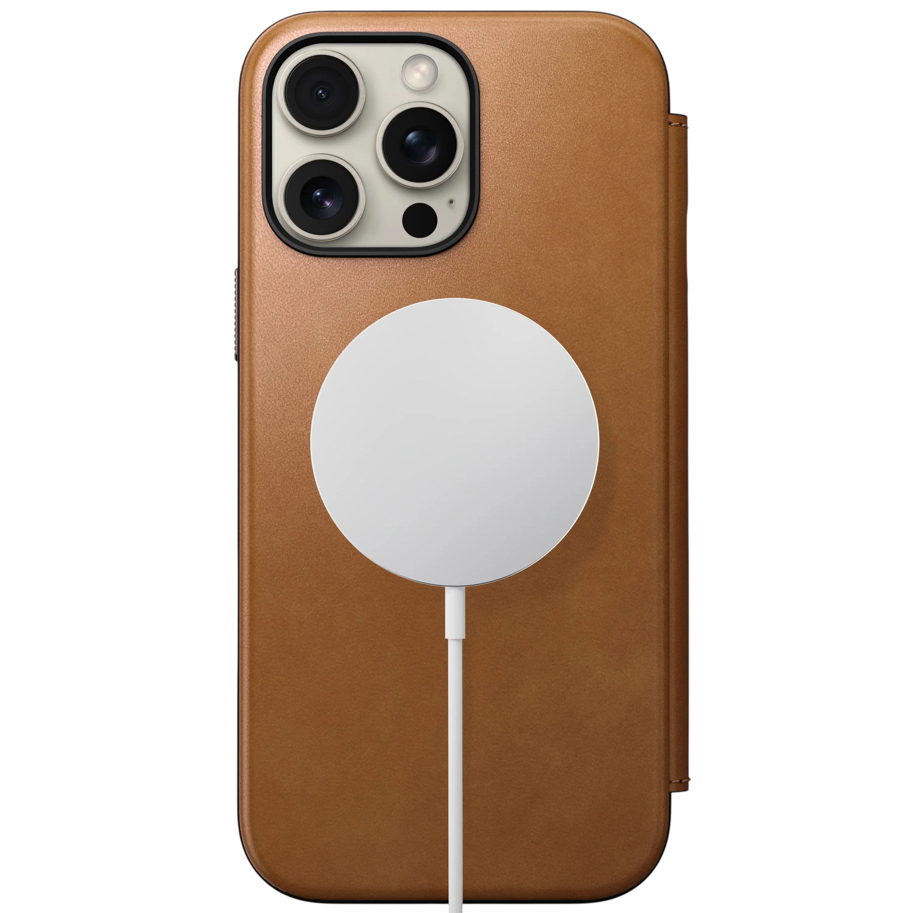 Nomad Modern Leather Folio Case for iPhone 16 Pro Max (Nomad